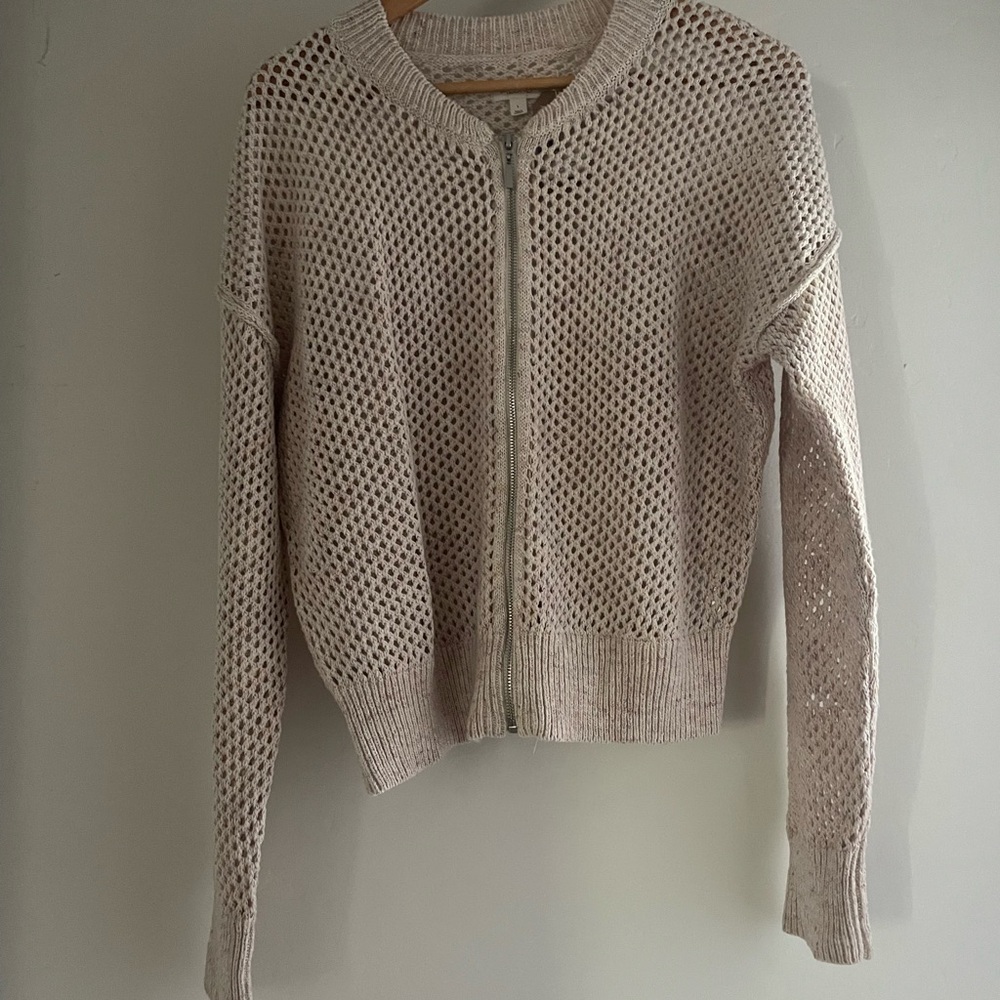 Anthropologie Pilcro Stitchy Bomber Cardigan
 NWT
